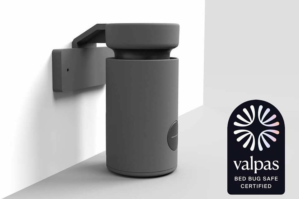 東日本初、トコジラミ予防装置「Valpas」を導入